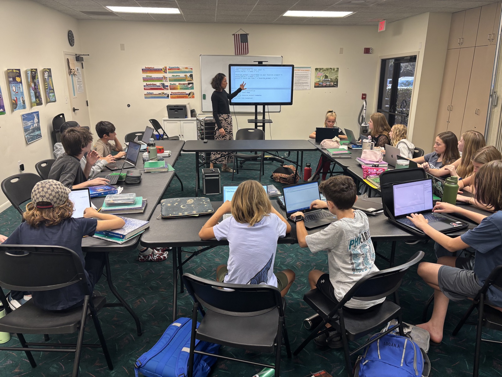 Nada Pivcevic Teaches Computer Coding Class