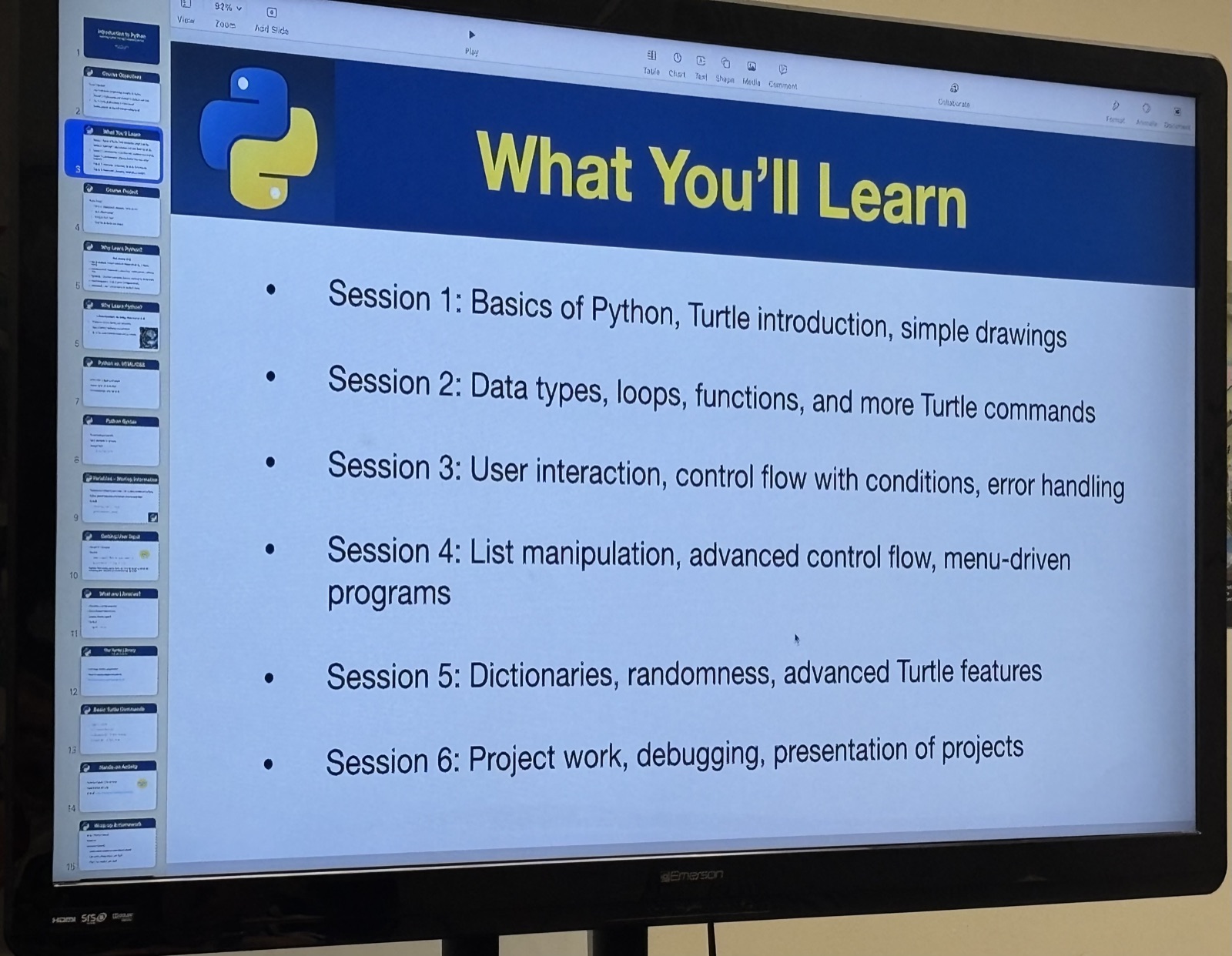 Nada Pivcevic Teaches Computer Coding Class